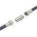 VCE 3GHz Coaxial Cable Connector, RG6 Coax Cable Extender F-Type Nickel Plated Adapter Female to Female for TV Cables, 2 Pack