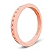 Enso Rings Column Silicone Ring Peach Size: 6