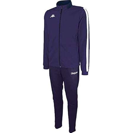 Kappa Herren SALCITO TKS Trainingsanzug, Marineblau/Weiß, 2XL