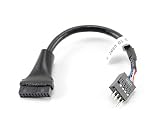 CablesOnline 4" USB 3.0 20-Pin Motherboard Header Female to USB 2.0 8-Pin Male Adapter (USB3-AD24)