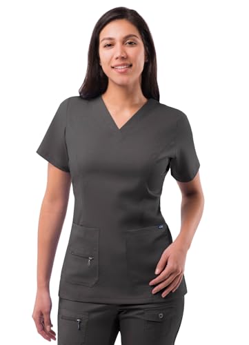 Adar Pro P4212 V-Neck Scrub Top L