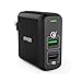 Anker Quick Charge 3.0 31.5W Dual USB Wall Charger, PowerPort 2 for Galaxy S9/S8/S7/Edge/Plus, Note 8/7 and PowerIQ for iPhone XS/Max/XR/X/8/7/6s/Plus, iPad Pro/Air 2/Mini, LG, Nexus, HTC and More primary