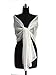 Sheer Soft Chiffon Bridal Women's Shawl For Special Occasions White