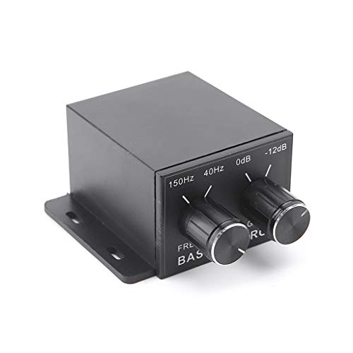 Autone Car Audio Regulator with Screws Amplifier Bass Subwoofer Stereo Equalizer Controller 4 RCA