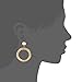 LILIE&WHITE Big Drop Dangle Earrings in Round Hoop in Gold Plating Trending Fashion Jewelry