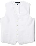 Perry Ellis Men's Linen Suit Vest, Bright
