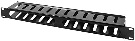 Panneau Passe-câbles 19" 1U LogiLight Avec Brosse - Gris - Pour Armoire Réseau