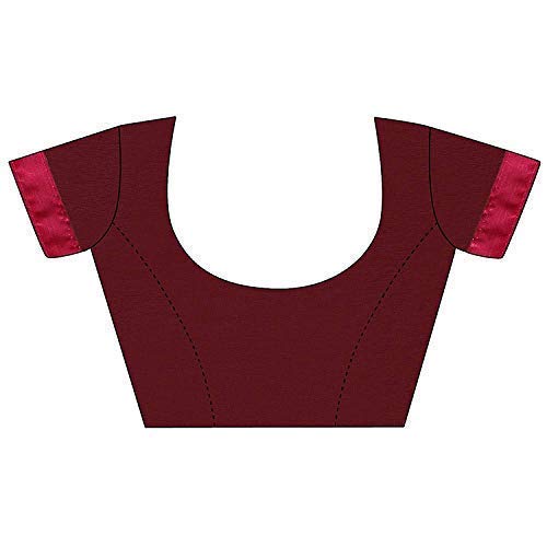 magneitta women's georgette solid ruffle saree