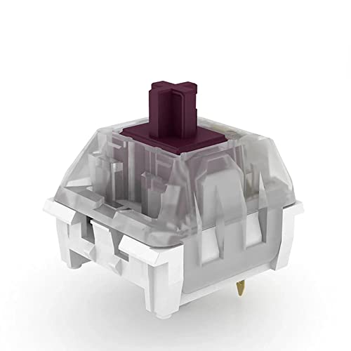 Ranked Kailh Tastenschalter für mechanische Gaming-Tastaturen | Plate Mounted (Kailh Pro Speed Plum, 65 Stück)