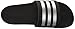 adidas Men's Adilette SC, Core Black/Matte Silver/Core Black, 12