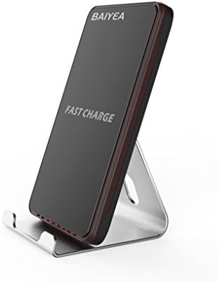 Wireless Charger and Fast Charging Stand Mobile Phone Charger Portable QI Charging with 2 Coils for Samsung Galaxy S8/ S8+/ S7/ S7 Edge/ S6 Edge +/ Note 5 …