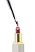 Lip Brush, Retractable Lip Brush with Cap Portable Applicators for Lipstick Lip Gloss Professional Natural Bristles Makeup Brush Tool (Gold)