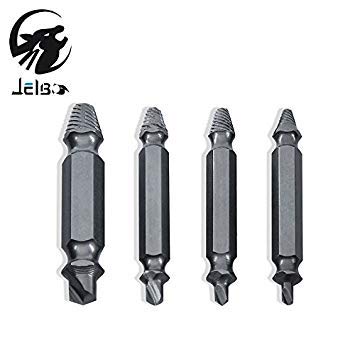 Generic 4PCS : Jelbo Drill Bit New 4PC Drill Bit Power Tools Drill Bits Double Side Damaged Screw Tools Screw Extractor Remover Bolt Tool