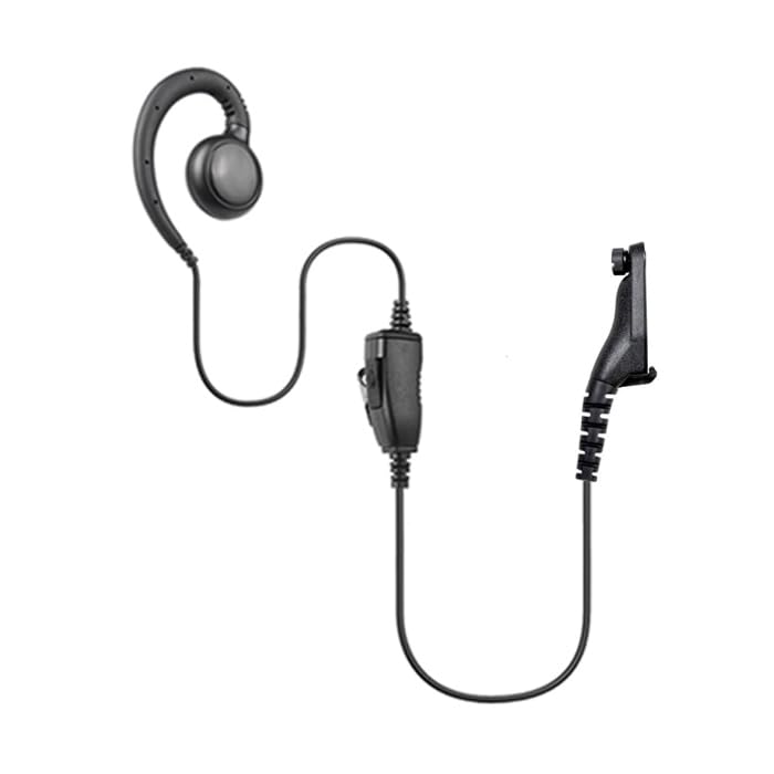 C-Shape Earpiece Compatible with MOTOROLA DP3400, DP3600, DP3401, DP3601, DP4400, DP4401 DP4600, DP4601, DP4800, DP4801 Radio (Multi Pin)