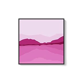 Framed Canvas Wall Art Natural Scenery Canvas Prints Home Artwork Decoration for Living Room,Bedroom - 16x16 inches