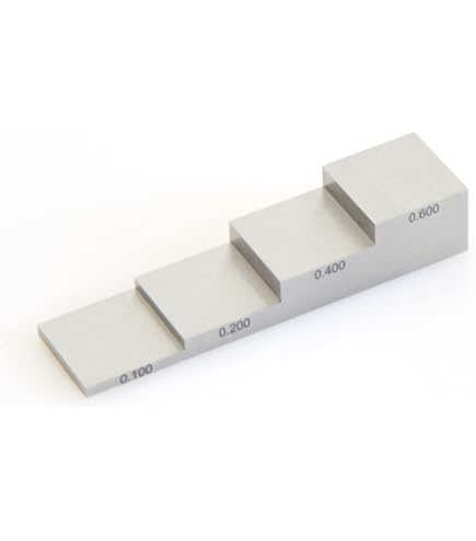 5-step Calibration Block For Ultrasonic Thickness Gauge 0.1"-0.2