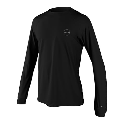 O'NEILL Men’s 24-7 Traveler UPF 30+ L/S Sun Shirt, Black, XX-Large