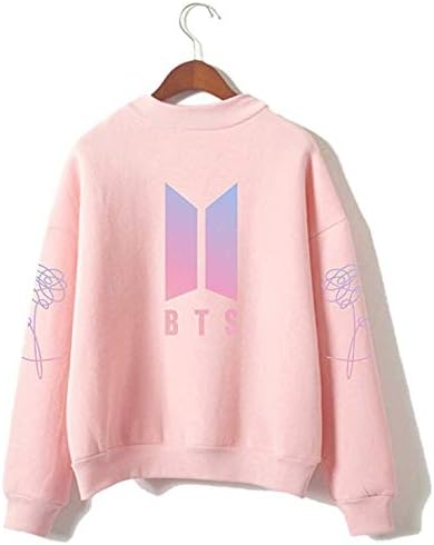 Formesy Unisex BTS Hoodies Bangtan Boys Love Yourself BTS Jumper Turtleneck Sweatshirt Army Suga Jin Jimin Jung Kook J-Hope Rap-Monster V