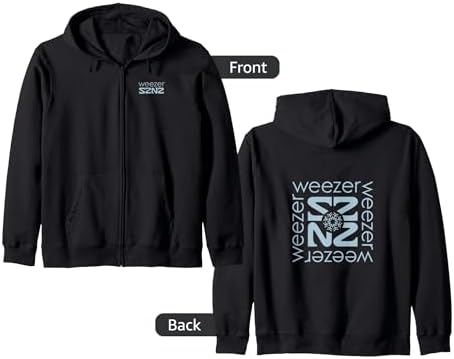 Amazon.com: Weezer - Winter Zip Hoodie : Clothing, Shoes & Jewelry