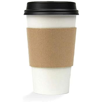 Amazon.com: Disposable Paper Coffee Cups - Insulated - with Lids and ...