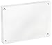 Cq acrylic 5x7 Acrylic Frame, Magnetic Picture Frame, Clear, 10 + 10MM Thickness Stand in Desk/Table,Pack of 1