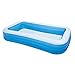 Intex Swim Center Family 72 x 120 Inch Swimming Pool and Quick Fill Air Pump