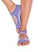 Tucketts Womens Yoga Socks, Toeless Non Slip Skid Grippy Low Cut Socks for Yoga, Pilates, Barre, Studio, Bikram, Ballet, Dance - Allegro Style (Lavender)- one size fits most