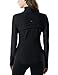 TSLA Women's Yoga Lightweight Active Performance Full-Zip Jacket
