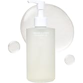 Whamisa Organic Flowers Cleansing Oil, Face Cleanser, Fermented Ingredient-Rich Makeup Remover for Deep Cleansing, Pore Care, Gentle Rolling, Easy Clean, Korean Skin Care (260ml)