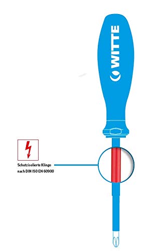 Witte Schraubendreher Satz PRO VDE (6-tlg. Schraubenzieher Set; Schlitz 4,0 – 1,2 mm; Kreuz PH1, PH2) 670022 – Bild 6