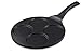 Gourmia GPA9525 Blini Pan With Induction Bottom Nonstick Silver Dollar Pancake Maker With 4-Mold Design 100% PFOA free non-stick coating