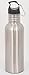 Best Value Pack of Two BPA Free Metal Water Bottle by Vibz Enterprise with Free Carabiner and Leak Proof Cap, Hygienic, Durable and Ecofriendly Hydration Source for Sports and Outdoor Activity