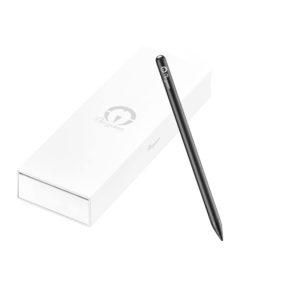 Pengreen P77 Stylus pen for iPad, iPad mini, iPad air, iPad pro devices with Palm Rejection, Tilt Function, and Magnetic Attachment (Compatible with iPad 2018 and newer models.)