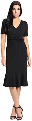 vince elbow sleeve turtleneck midi dress Black Elbow Sleeve Turtleneck Dress