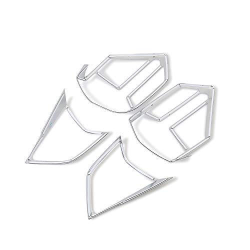 Kadore for Nissan Rogue 2014-2016 Chrome Rear Tail Lights Lamp Cover Trim Frame Exterior Accessories 4-pc