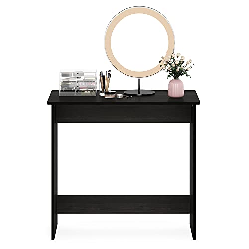 Furinno Simplistic Study Table, Walnut, Espresso, 39.4 x 39.4 x 75.5 cm