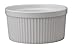 HIC Souffle, Fine White Porcelain, 6-Inch, 32-Ounce, 1-Quart Capacity