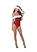 Dreamgirl Women's Santa Themed Velvet Teddy Bodysuit, Ruby, Large