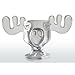 Cleveland Street Novelties Christmas Glass Moose Mug - Set of 2, 8 ounces