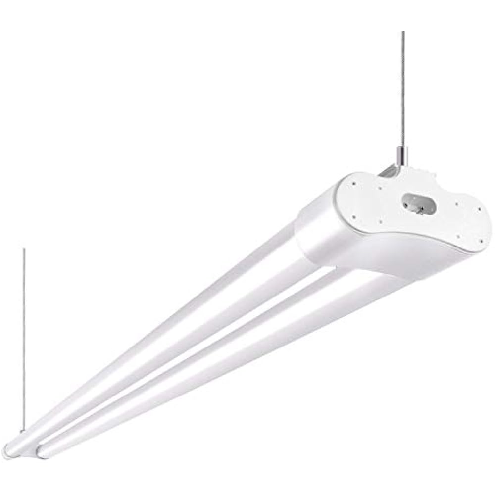 4FT 36W Linkable LED Shop Light With Cord, 3600lm Hanging FlushMount