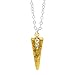 Silpada 'on Point' Triangular Pendant Necklace with Cubic Zirconia in Sterling Silver & Brass
