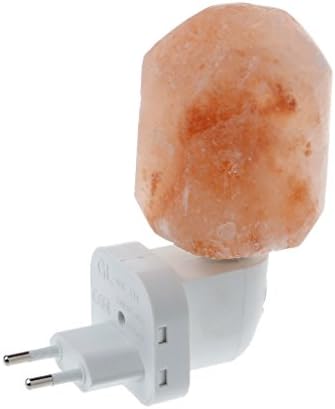 Zczhang fish858 15W Rotatable Prism Himalayan Salt Lamp Night Light,Air Purifier Crystal Salt Rock Bedside (220V(EU Plug))