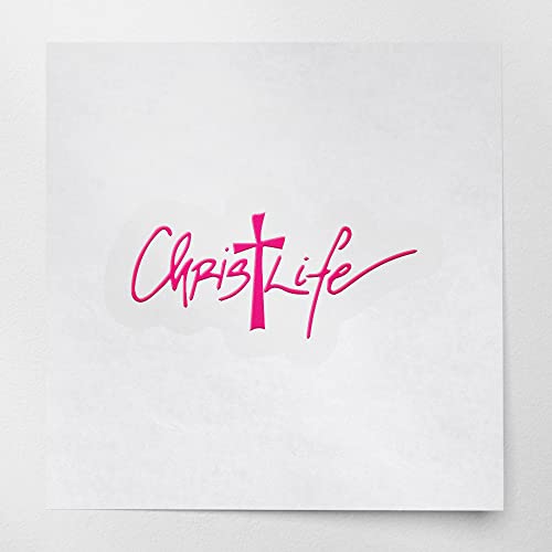 Decal Stickers Of Fancy Script Christ Life S