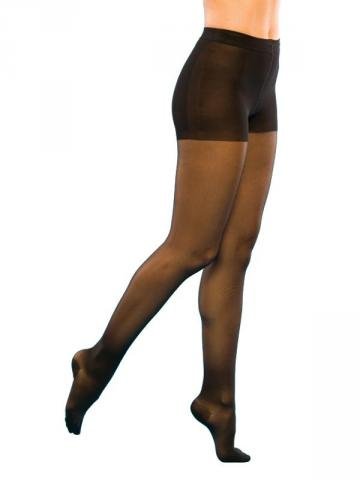 Sigvaris Sheer Fashion 120 Pantyhose 15-20mmHg Closed Toe, A, Black