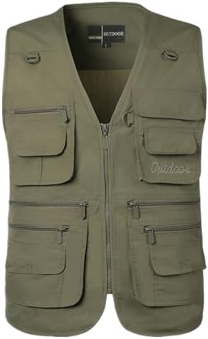 Foxfire Men's Utility Hiking Safari Vest for Travel, Photo, and