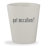 got mccallum? - White Ceramic 1.5oz Shot Glass