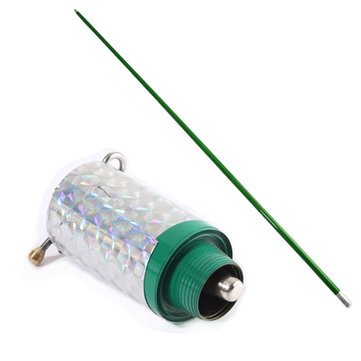 Generic Cane Metal Silver Magic Wand(Color:green)