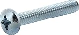 Hillman 92174 Zinc Pan Head Phillips Machine Screw, 10-24 x 2-1/2", 100 Piece
