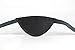 leather Eyepatch. Slim Black Eye Patch