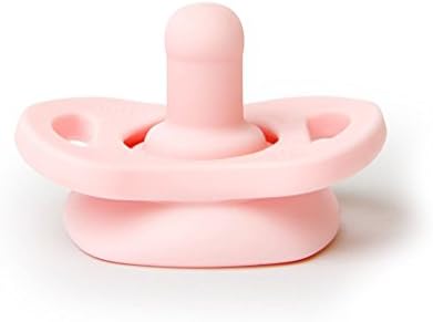 Pop Silicone Baby Pacifier Retractable Soother Toy Bite Lightweight Pacifier (Pink.)